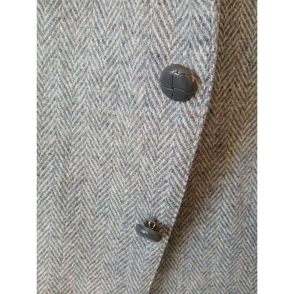 Vintage Larry Mahan's Cowboy Collection Gray Wool Blazer - Picture 3 of 6